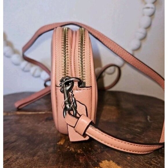 Coach x Peanuts Snoopy Rainbow Pink Leather Mini Crossbody Bag NWT F1777 Rare - Picture 8 of 15